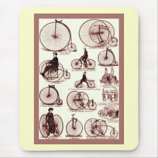 Velozipede ~ Vintage Werbeplakat Mousepad