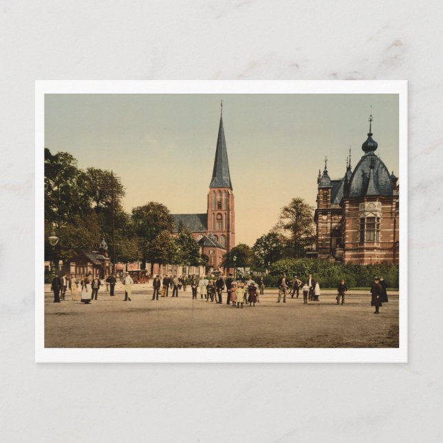 Velper Square, Arnhem, Niederlande Postkarte (Vorderseite)