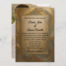 Velvet Alloy Foto Hochzeit Einladung