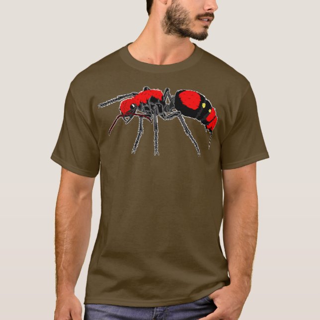 Velvet Ants alias Kuh Killer Wasp Bug Ant Sting T-Shirt (Vorderseite)