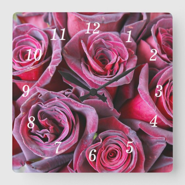 Velvet Beauty Wall Uhr (Vorderseite)