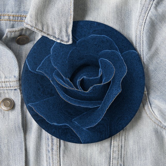 Velvet-blaue Rose Button (Beispiel)