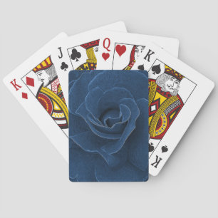 Velvet-blaue Rose Spielkarten