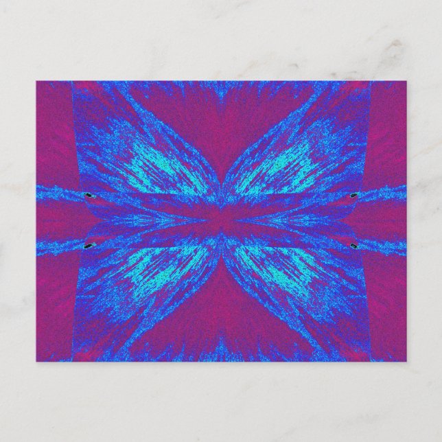 Velvet Butterfly 9 Postkarte (Vorderseite)