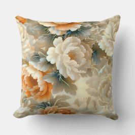 Velvet Fall Whispers Botanisch Kissen