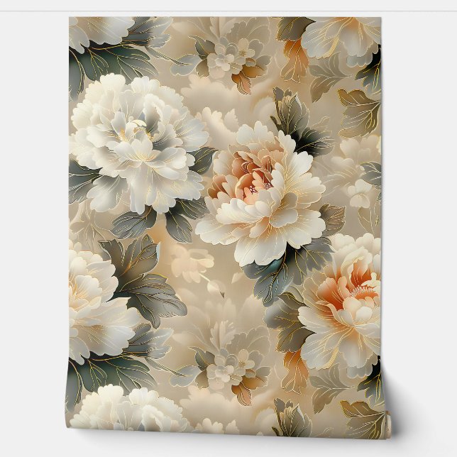 Velvet Fall Whispers Botanisch Tapete (Abrollen)