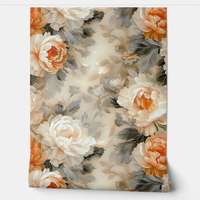 Velvet Fall Whispers Botanisch Tapete (Abrollen)