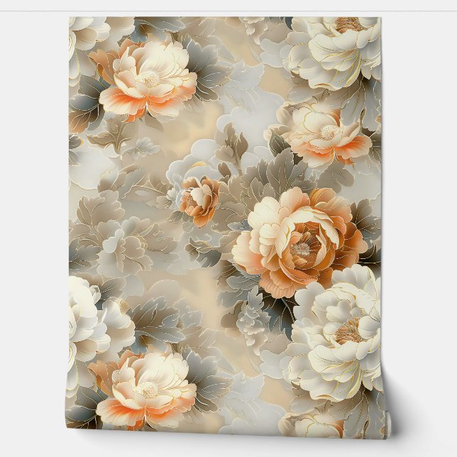 Velvet Fall Whispers Botanisch Tapete (Abrollen)