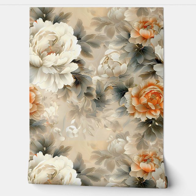 Velvet Fall Whispers Botanisch Tapete (Abrollen)