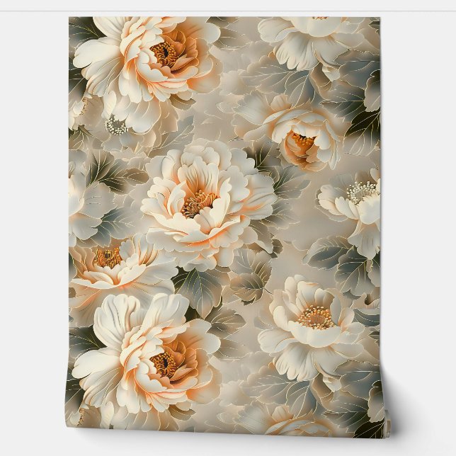 Velvet Fall Whispers Botanisch Tapete (Abrollen)