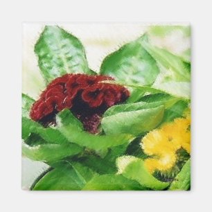 Velvet Floral Magnet