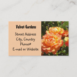 Velvet Gardens - Rose Business Card Visitenkarte