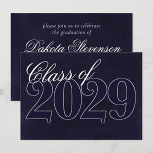 Velvet Grad   Mitternacht Indigo Lila Jewel Tone Einladung