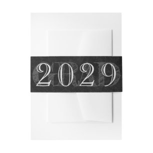 Velvet Grad   Onyx Black Jewel Tone Grunge Einladungsbanderole