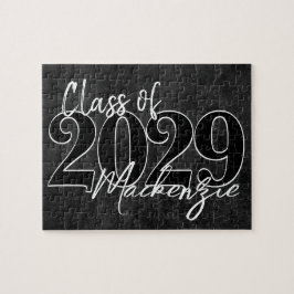 Velvet Grad | Onyx Black Jewel Tone Grunge Puzzle