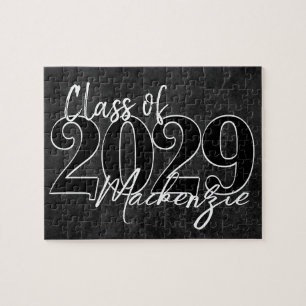 Velvet Grad   Onyx Black Jewel Tone Grunge Puzzle