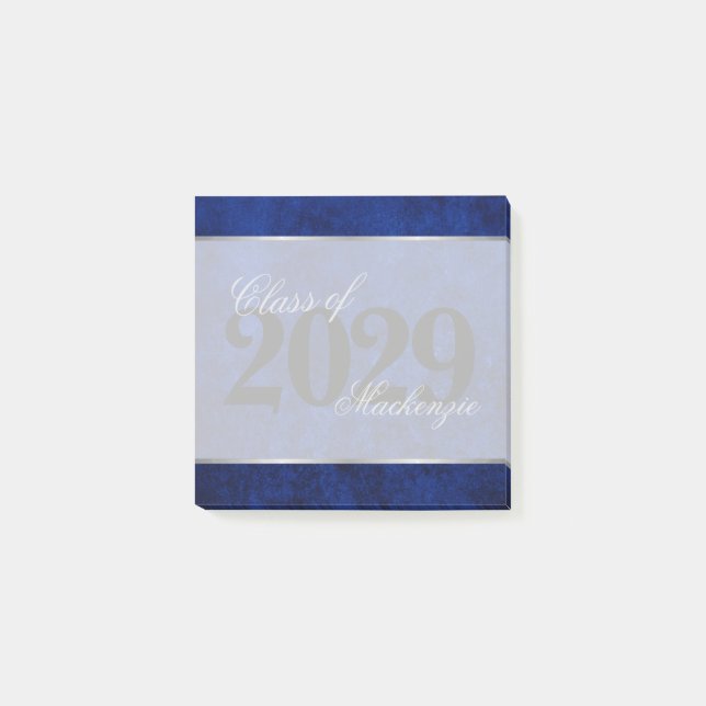 Velvet Grad | Sapphire Blue Custom Keepake Post-it Klebezettel (Vorderseite)
