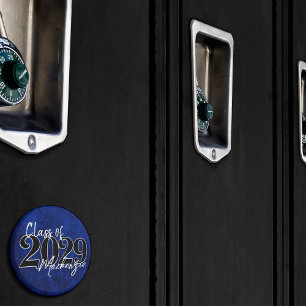 Velvet Grad   Sapphire Blue Dark Jewel Tone Grunge Magnet