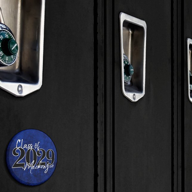 Velvet Grad | Sapphire Blue Dark Jewel Tone Grunge Magnet (Von Creator hochgeladen)