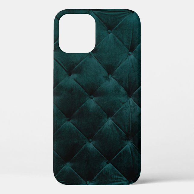 Velvet Green: Malachite Textile Elegance Case-Mate iPhone Hülle (Rückseite)