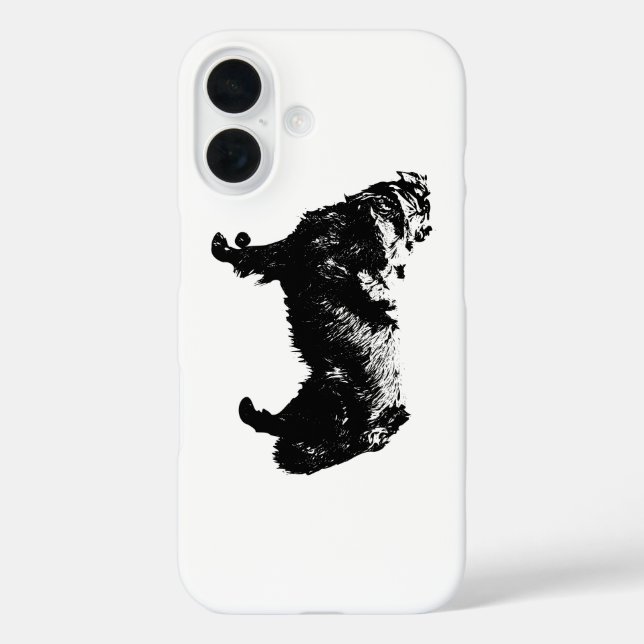 Velvet Night Profil Case-Mate iPhone Hülle (Rückseite)