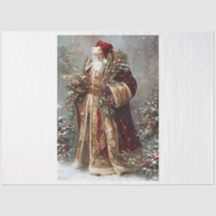 Velvet Santa Seidenpapier