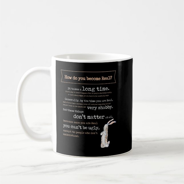 Velveteen Rabbit Buchangebot 1922 wird zum echten  Kaffeetasse (Links)
