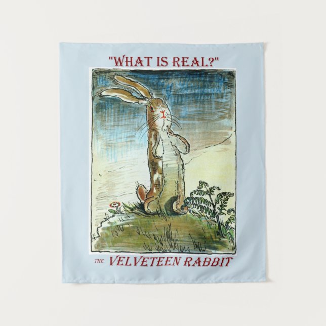 Velveteen Rabbit  Wandteppich (Vorderseite)