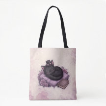 Velvets Dark Magic Gemütliche Schwarze Katzen-Tasc
