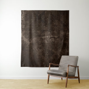 Velvety Bronze Damask   Hintergrund des Grunge-Fot Wandteppich