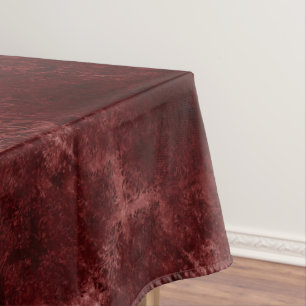 Velvety Henna Damask Red Distressed Grunge Tischdecke