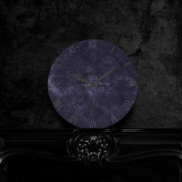 Velvety Midnight Damask | Indigo Lila Grunge