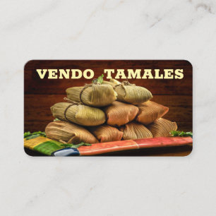 Vendo tamales Business Card Visitenkarte