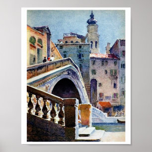 Venedig Aquarell Poster