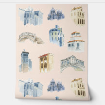 Venedig Aquarellbilder Delikatessen