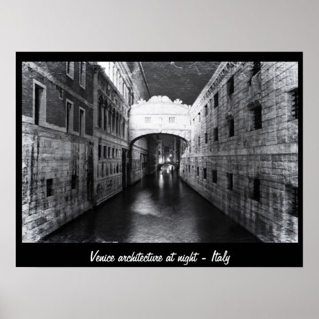 Venedig - Architektur am Abend Nr. 1 (Poster) Poster (Vorne)