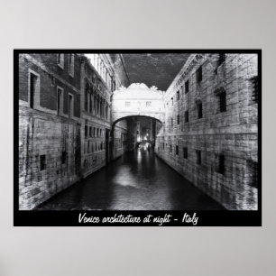 Venedig - Architektur am Abend Nr. 1 (Poster) Poster