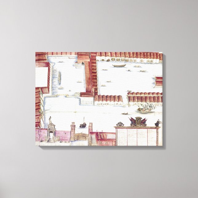 VENEDIG: ARSENALE LEINWANDDRUCK (Vorderseite)