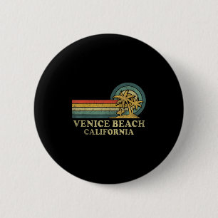 Venedig Beach California Familienurlaub Vintag Pa Button