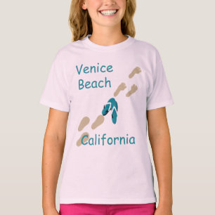 Venedig Beach Flip Flops Girls T - Shirt