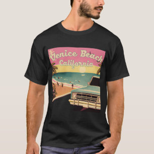 Venedig Beach Retro Beach Vacation T-Shirt