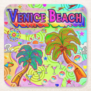 Venedig Beach Urlaub Ziel Untersetzer