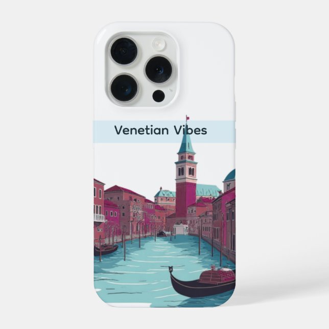 Venedig Blau Drift Moderne Coole Ästhetik Handyhül iPhone Hülle (Rückseite)