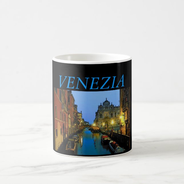 Venedig-Blau-Tasse Tasse (Mittel)
