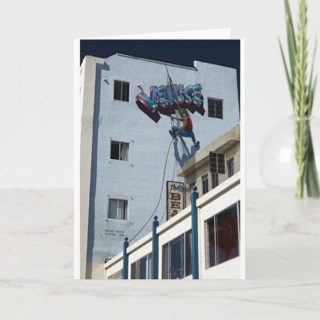 VENEDIG-BLUES KARTE (Vorderseite)