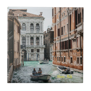 Venedig Bootskanal Fliese