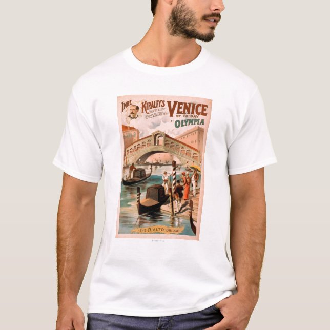 Venedig, Braut des Meeres an Olympia-Gondeln 2 T-Shirt (Vorderseite)