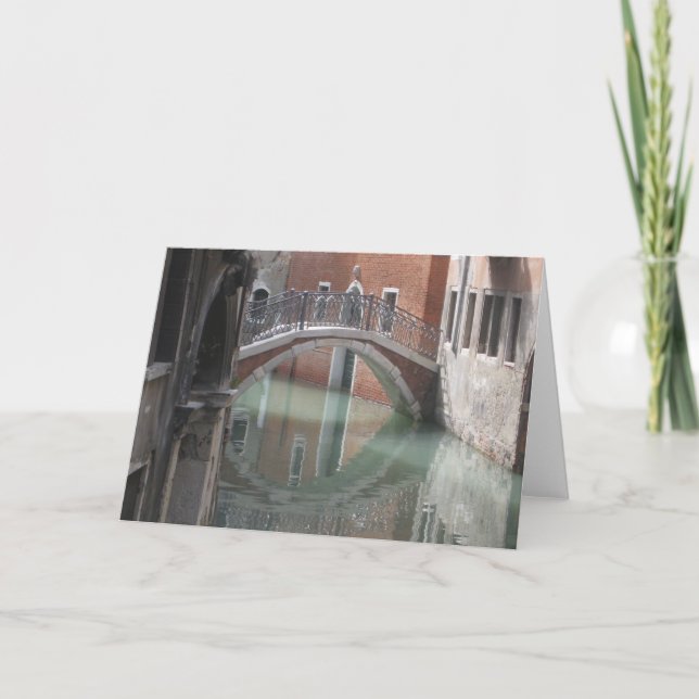 Venedig-Brücke - notecard Karte (Vorderseite)