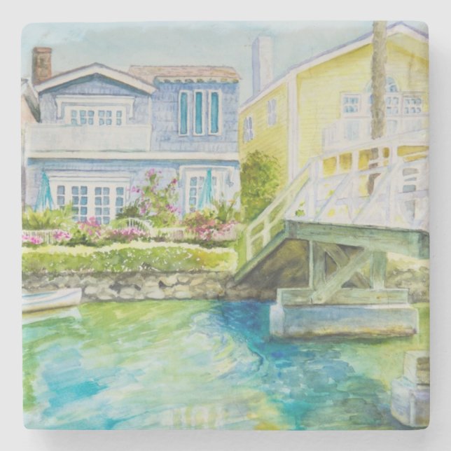 Venedig-Brücke Steinuntersetzer (Vorderseite)