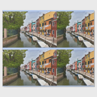 Venedig Burano Kaffeetasse Geschenkpapier